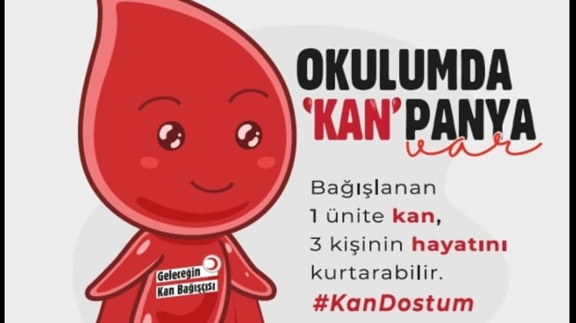 Okulumuzda Kızılay Kan Bağışı Kampanyası